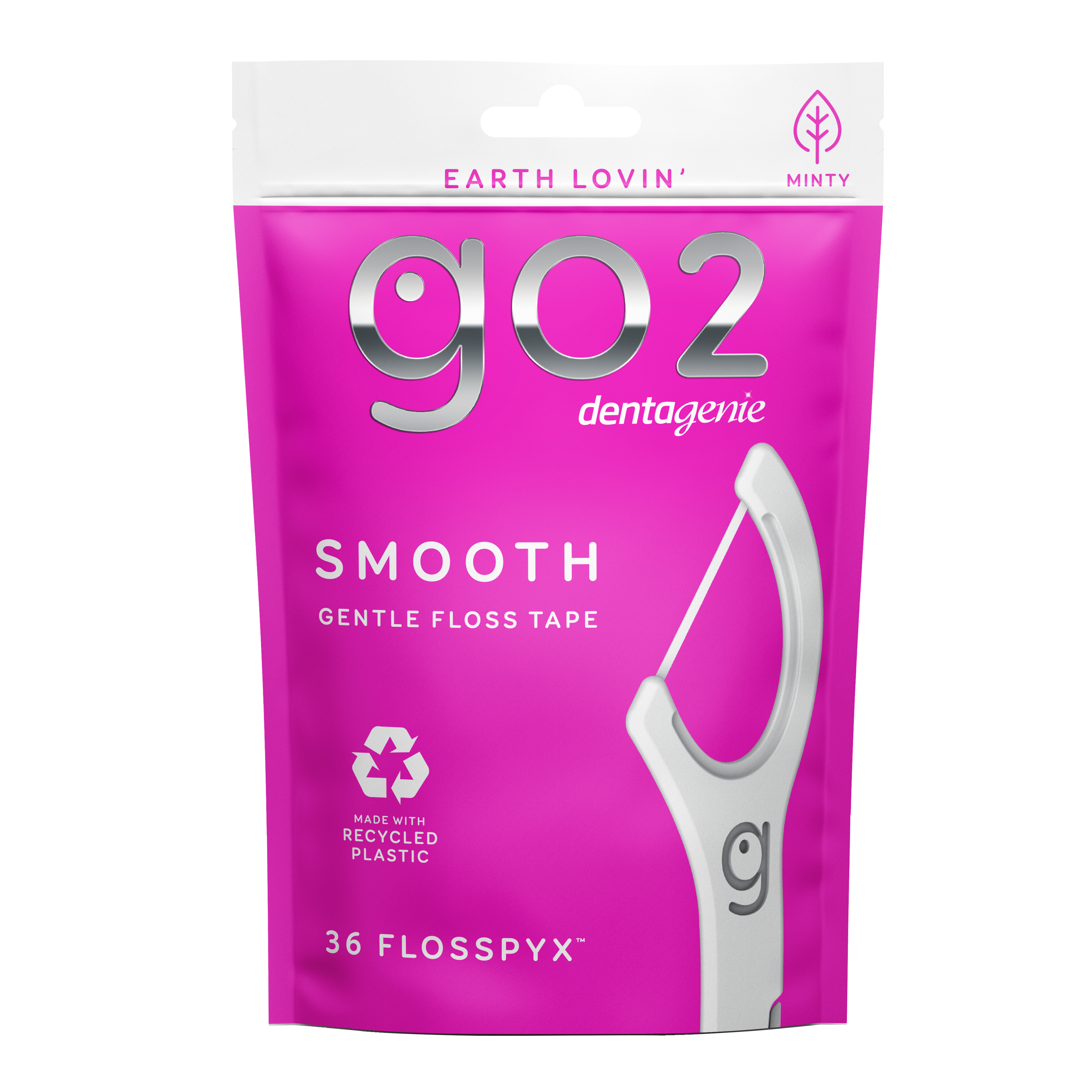 GO2 Dentagenie Smooth Flosspyx