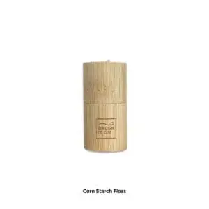 Compostable Dental Floss in Bamboo case