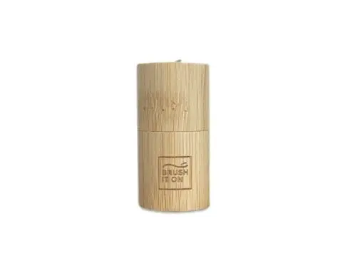 Compostable Dental Floss in Bamboo case