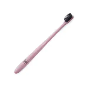 Wheat Straw Pink Toothbrush
