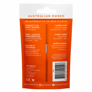 Dentagenie Dental Brush WIDE (Orange) 12pk-2