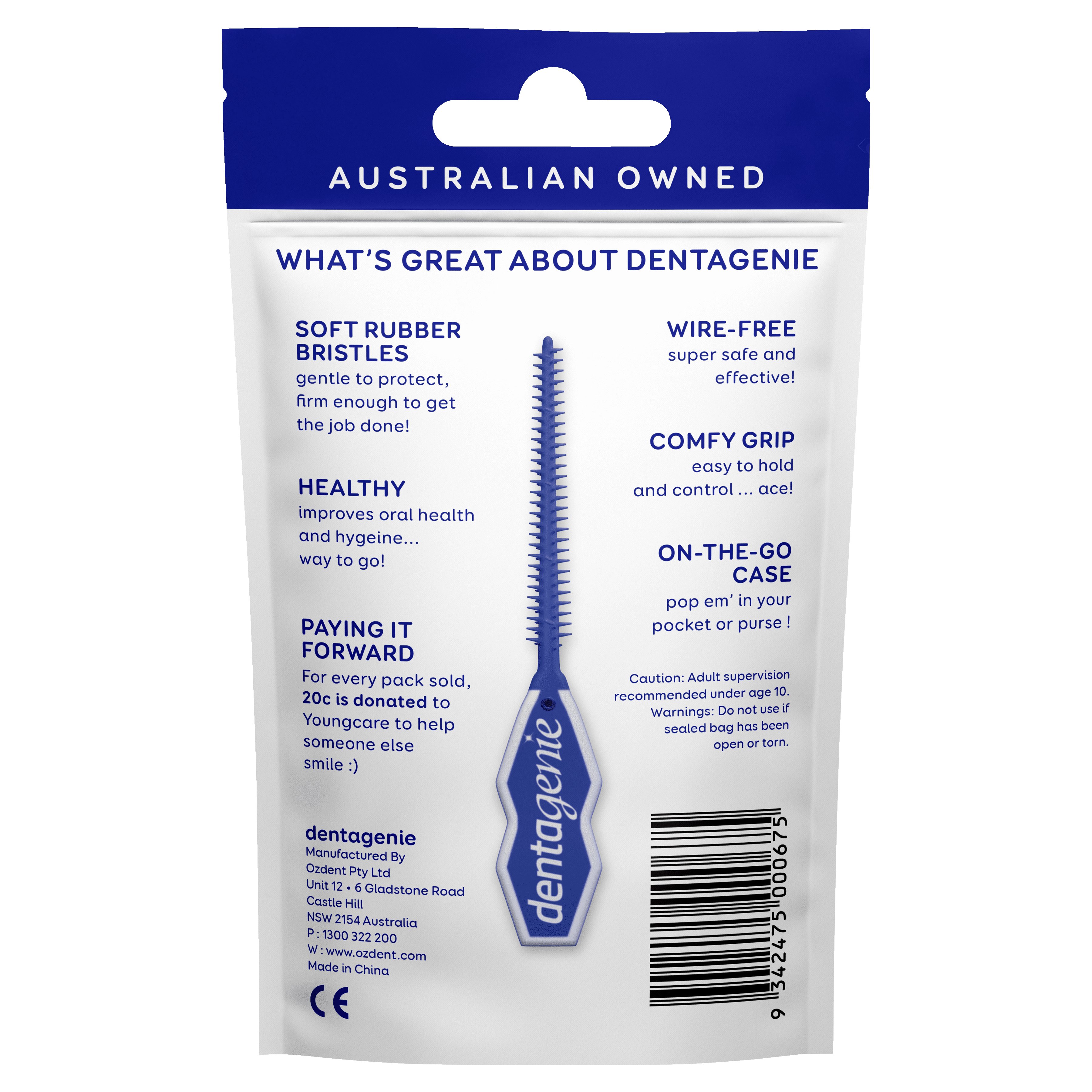 Dentagenie Soft Dental Picks 40Pack-2