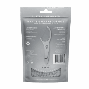 GO2 Dentagenie Silver Antibacterial Flosspyx 36pk-2