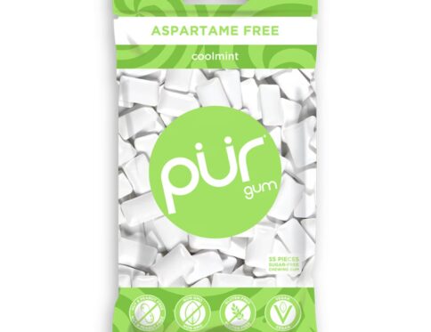 PUR Coolmint Chewing Gum 77g Bag
