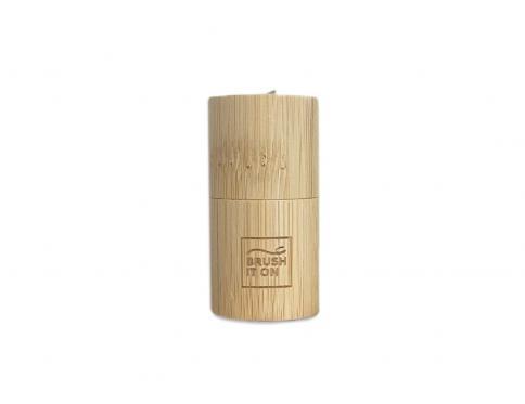 Compostable Dental Floss in Bamboo case