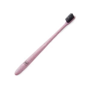 Wheat Straw Pink Toothbrush