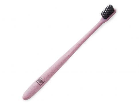 Wheat Straw Pink Toothbrush