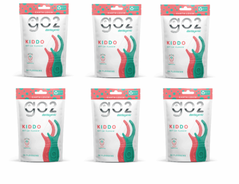 GO2 Dentagenie Kiddo Flosser Box 6x 36pc