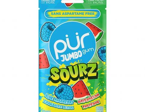 PUR JUMBO SOURZ Blue Raspberry Watermelon