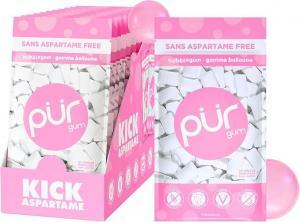 PUR Bubble Gum Chewing Gum 12x 77gm PUR Bubble Gum Chewing Gum