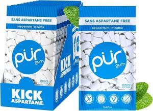 PUR Peppermint Chewing Gum