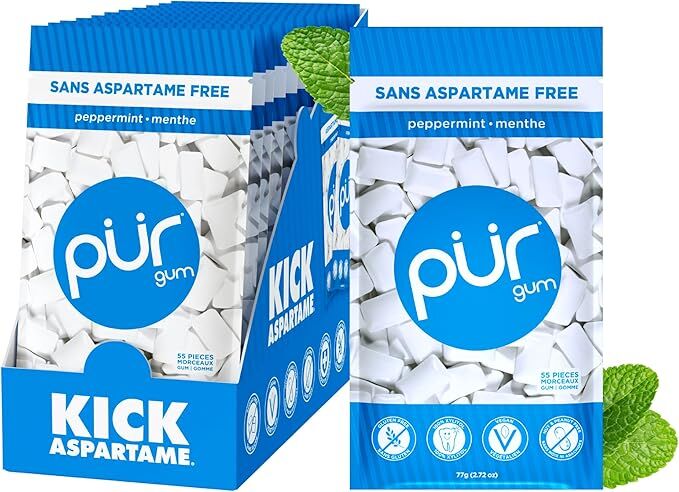 PUR Peppermint Chewing Gum