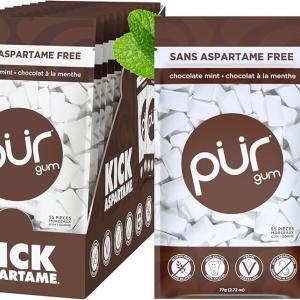 PUR Chocolate Mint Chewing Gum