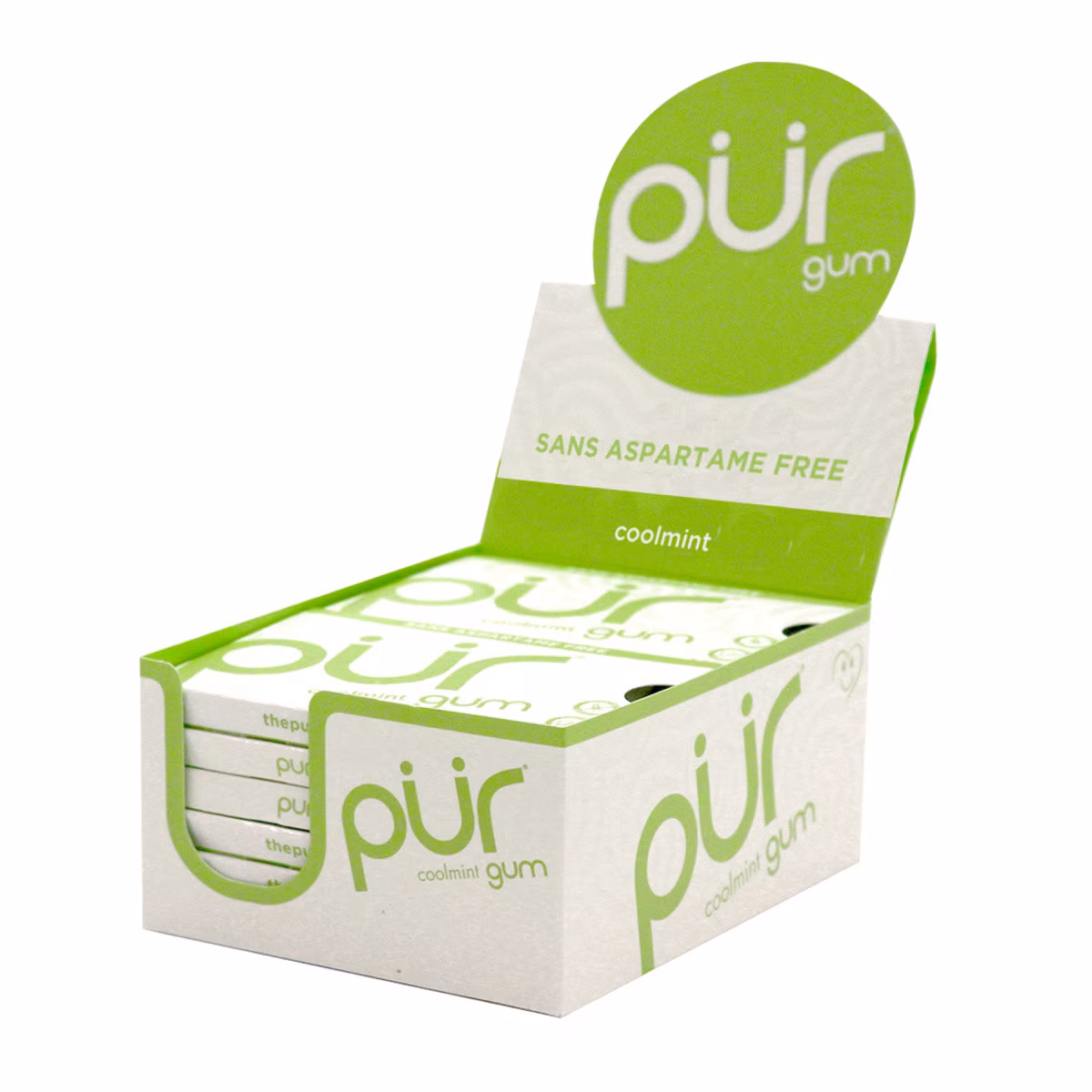 PUR Coolmint Chewing Gum 12.6g Blister
