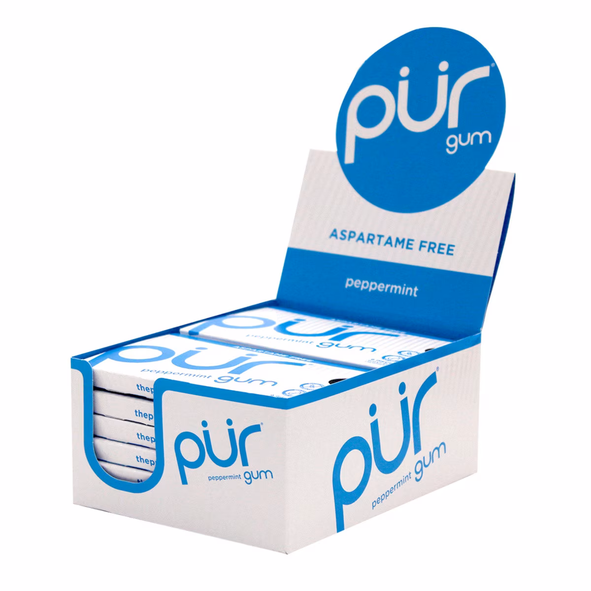 PUR Peppermint Chewing Gum Peppermint Chewing Gum