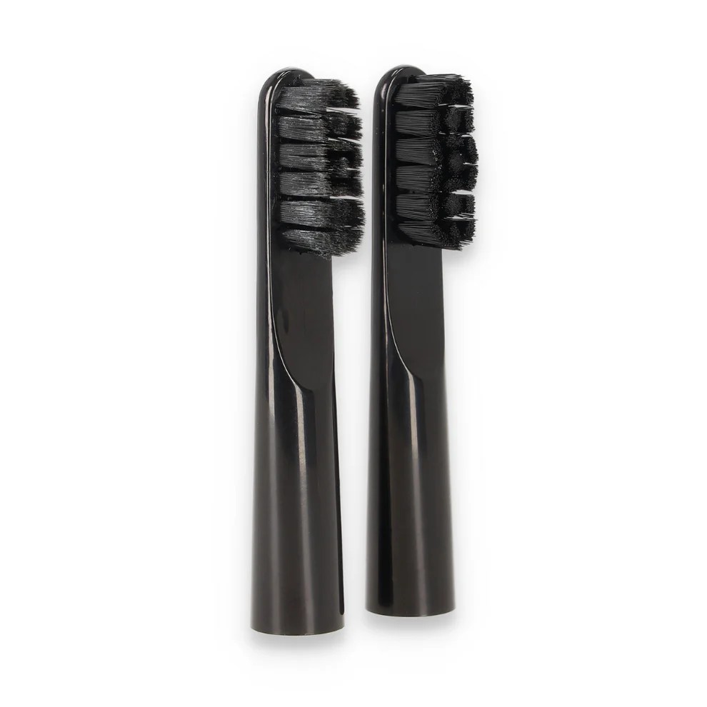 SmileSonic Black Replacement Toothbrush Heads
